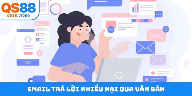 Email trả lời khiếu nại qua văn bản