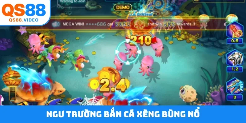 Ngư trường bắn cá xèng bùng nổ