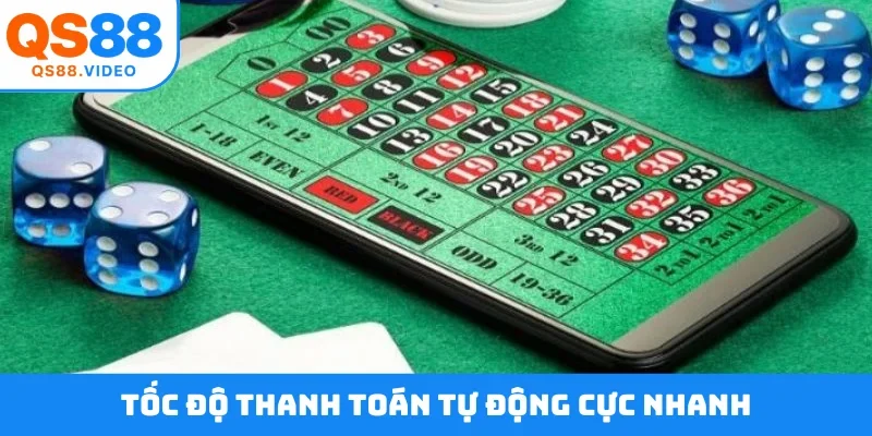 Tốc độ thanh toán tự động cực nhanh